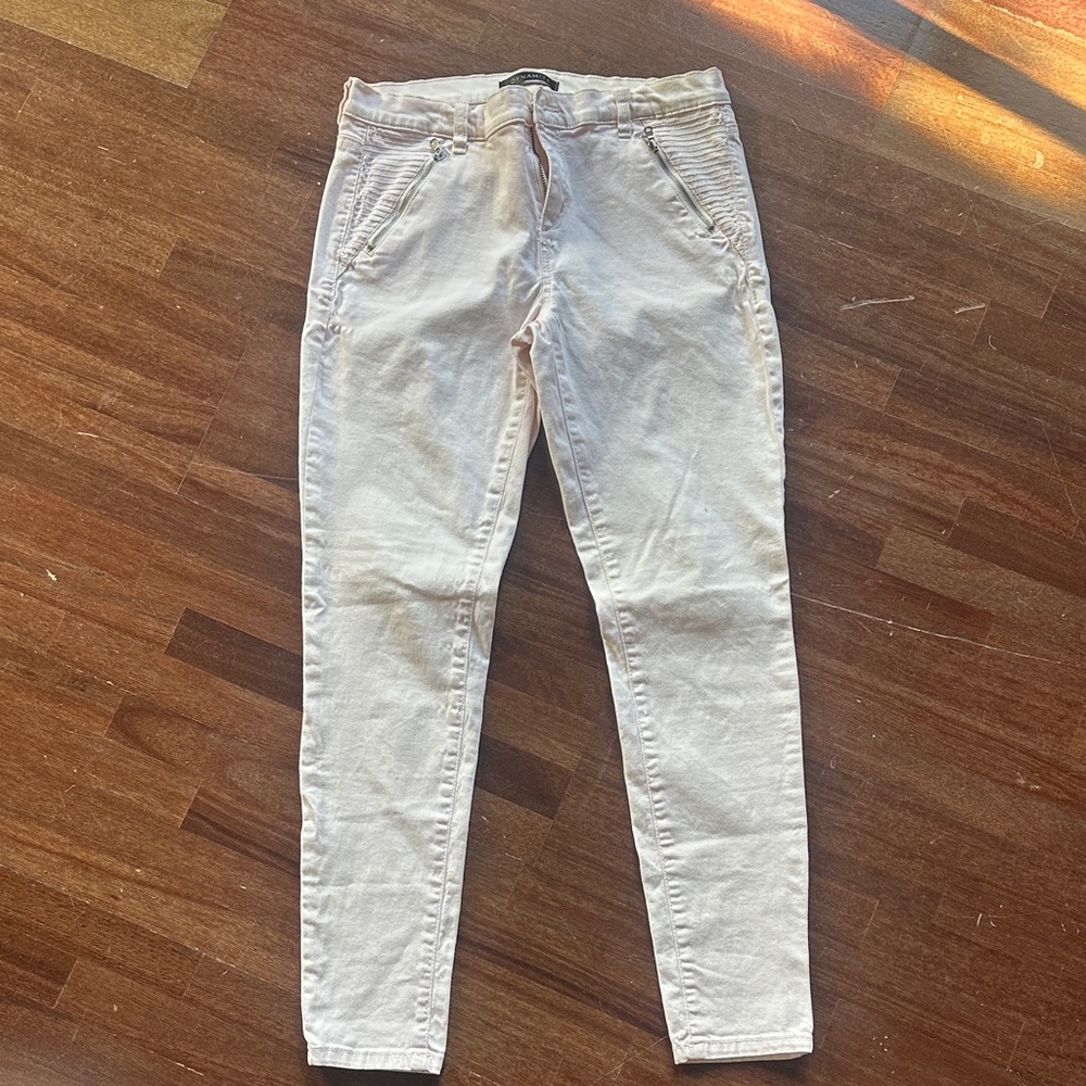 Light Baby Pink Slim Fit Pants